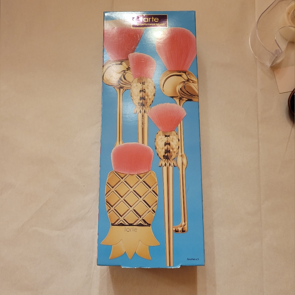 New Tarte Flamingle make up Brush Set